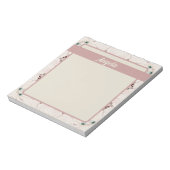 Magnolia Floral Ephemera Pattern Notitieblok (Linkerzijde)