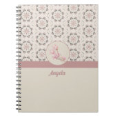  Magnolia Floral Ephemera Pattern Notitieboek (Voorkant)