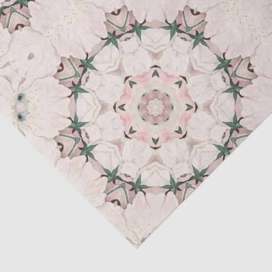 Magnolia Floral Ephemera Pattern Tissuepapier (Detail)