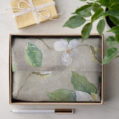 Magnolia Floral Farmhouse Grey Ephemera ontkoppeli Tissuepapier (Geschenk)