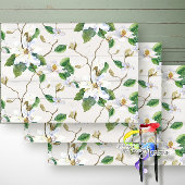 Magnolia Floral Farmhouse Wood Greenery Decoupage Tissuepapier