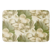 magnolia floral green badmat (Voorkant)