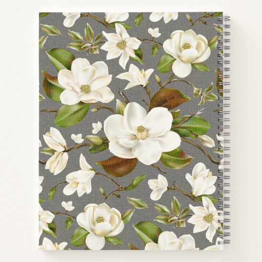 Magnolia Floral Journal Notitieboek (Achterkant)