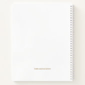  Magnolia Floral Monogram Family Recipe Notitieboek (Achterkant)