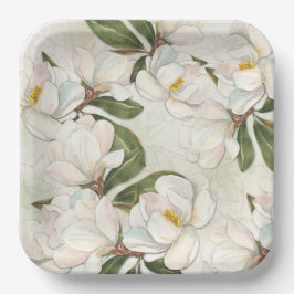 Magnolia Floral Paper Bord