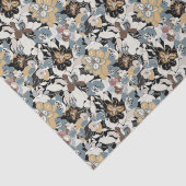 Magnolia Floral Pattern Tissuepapier (Detail)