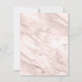 Magnolia Floral & Roos Gold Circle Foto omgeven Save The Date (Achterkant)