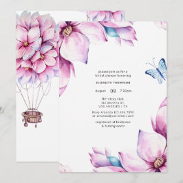 Magnolia Floral Vrijgezellenfeest Kaart