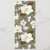 Magnolia Floral Wedding Menu (Achterkant)