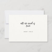 Magnolia Floral Wedding RSVP-kaart RSVP Kaartje (Achterkant)