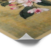 Magnolia Flower and Butterfly Ming Dynasty Poster (Hoek)