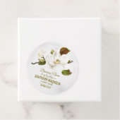 Magnolia Flower Bedankjes Labels (In situ)