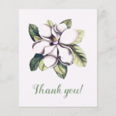 Magnolia Flower Bedankt papieren blad (Achterkant)