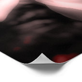 Magnolia Flower Black en White High Contrast Poster (Hoek)