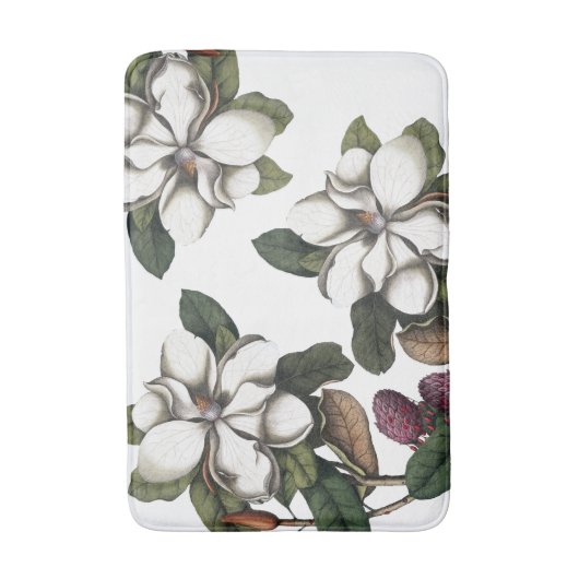  Magnolia Flower Blossom Bathmat Badmat (Voorkant Verticaal)