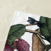Magnolia Flower Blossom Beach Towel Strandlaken (In situ)