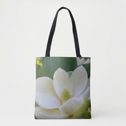 Magnolia Flower Blossom Canvas tas Gift for her (Voorkant)