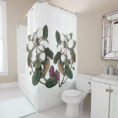  Magnolia Flower Blossom Curtain Douchegordijn (In situ)