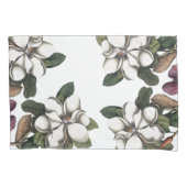  Magnolia Flower Blossom Pillowcase Kussensloop (Voorkant)
