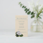 Magnolia Flower Business Visitekaartje (Staand voorkant)