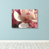 Magnolia Flower Canvas Afdruk (Insitu (Houten vloer))