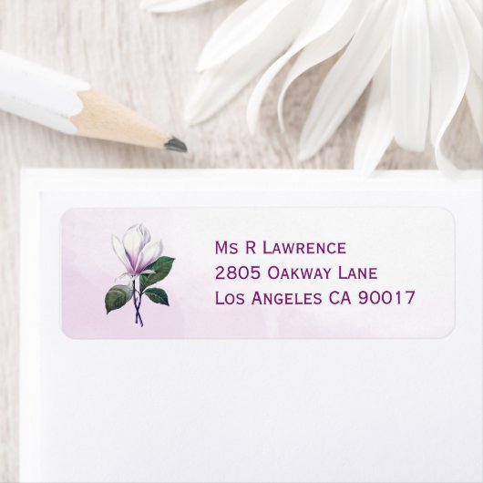Magnolia Flower Etiket (Insitu)