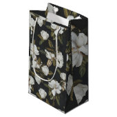 Magnolia Flower Gift Bag Klein Cadeauzakje (Voorkant Gekanteld)