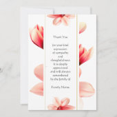 Magnolia Flower Hartelijk dank Kaart (Voorkant)