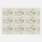 Magnolia Flower Inpakpapier Vel (Voorkant 3)