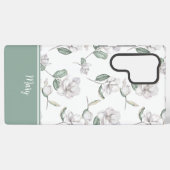 Magnolia Flower MagSafe Tough Samsung Galaxy Hoesje (Achterkant horizontaal)