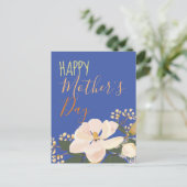 Magnolia Flower/Moederdag Briefkaart (Staand voorkant)