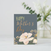 Magnolia Flower/Moederdag Briefkaart (Staand voorkant)