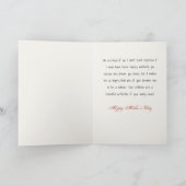 Magnolia Flower Moederdag Kaart voor Daughter (Binnen)