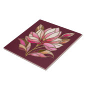 Magnolia Flower Mozaïek Keramische Tegel Tegeltje (Zijkant)