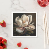 Magnolia Flower Paper Napkin Servet (Insitu)
