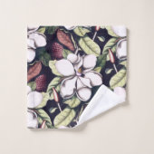 Magnolia Flower Pattern Bad Handdoek (Wasdoekje)