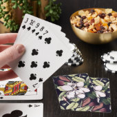 Magnolia Flower Pattern Pokerkaarten (Insitu)