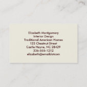  Magnolia Flower Professional Visitekaartje (Achterkant)