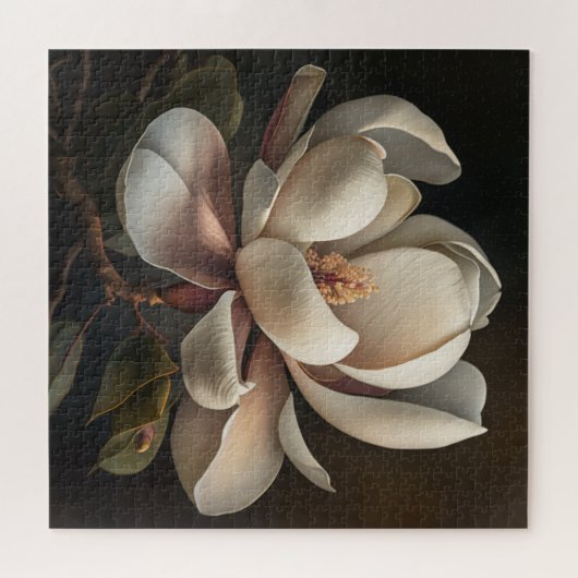Magnolia Flower Puzzle Legpuzzel (Horizontaal)