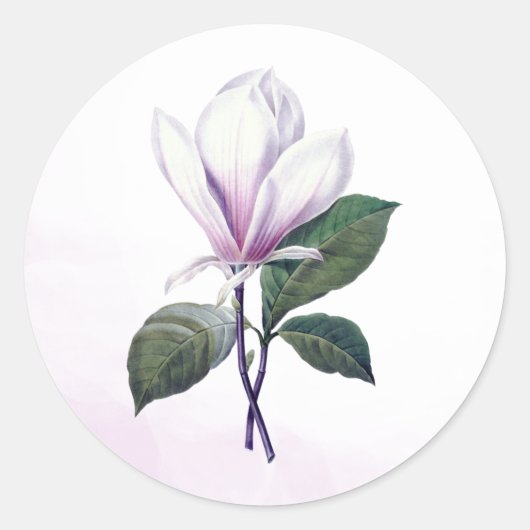 Magnolia Flower Seal Stickers (Voorkant)