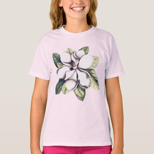 Magnolia Flower T-shirt (Voorkant)