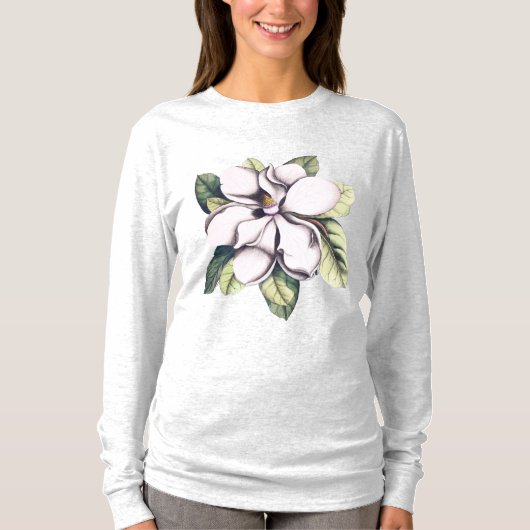 Magnolia Flower T-shirt (Voorkant)