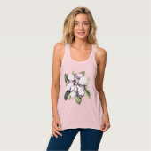 Magnolia Flower Tanktop (Volledige Voorkant)