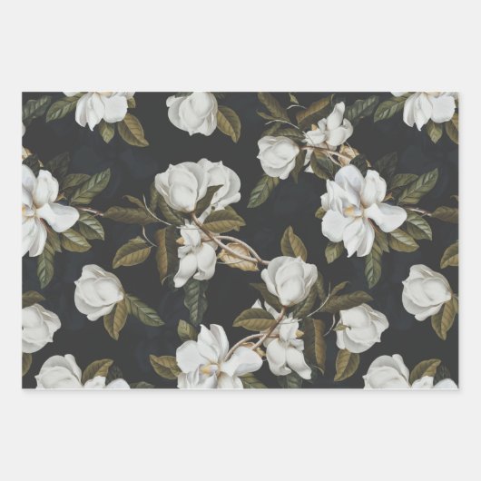 Magnolia Flower Wrapping Paper (Voorkant)