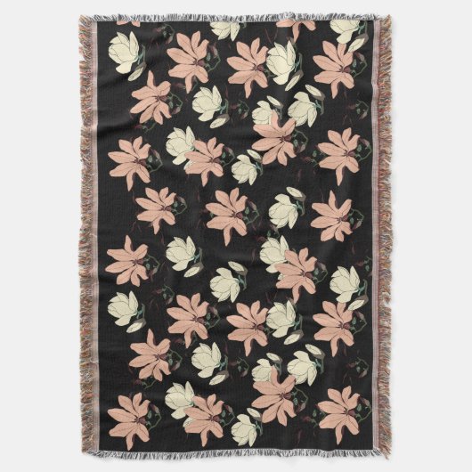 Magnolia Flowers Bloom Deken (Voorkant Verticaal)