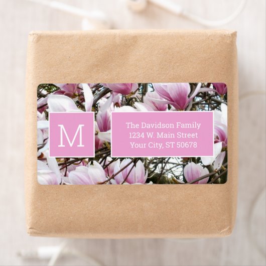 Magnolia Flowers Etiket (Insitu)