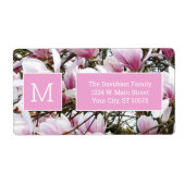 Magnolia Flowers Etiket (Voorkant)