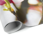 Magnolia Flowers Floral Botanical Blossom Chic Cadeaupapier (Rol Hoek)