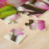 Magnolia Flowers Floral Botanical Blossom Chic Legpuzzel (Zijkant)