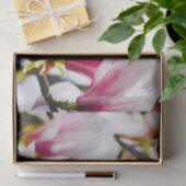 Magnolia Flowers Floral Botanical Blossom Chic Tissuepapier (Geschenk)